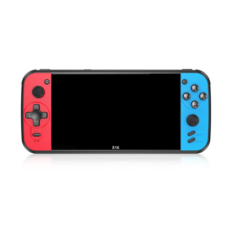 Wholesale Handheld HD 6.5inches 6000mAh Battery 64GB TF Card Expansion Game Machine X16 Game Console Retro With 10 Simulators