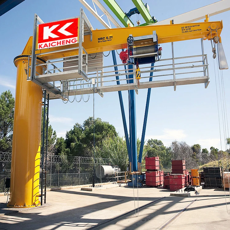 Wire rope electric hoist jib crane for sheet metal made in china