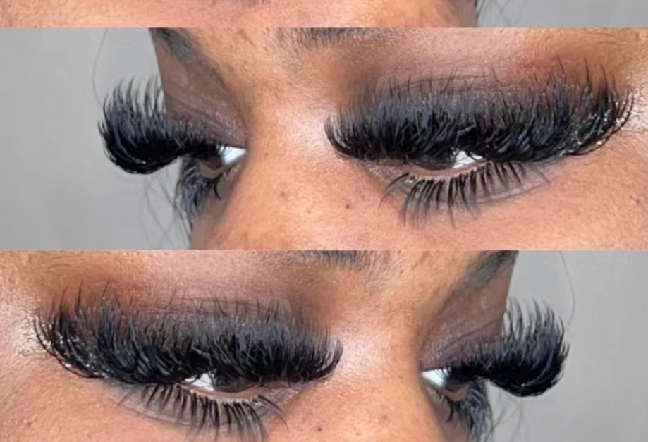 Factory Price  Easy Flowering Eyelash Extensions Volume Automatic Easy Fans Blooming Lash Extension wholesale private label