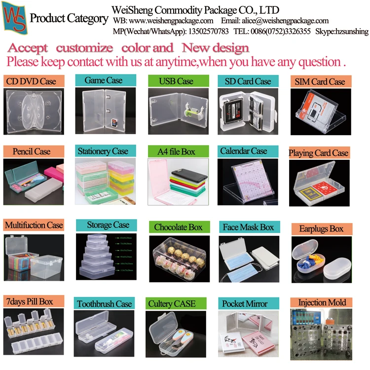Super Clear CD Digi Tray Wholesale Plastic Storage Packaging DVD CD Packaging Box CD Jewel Case