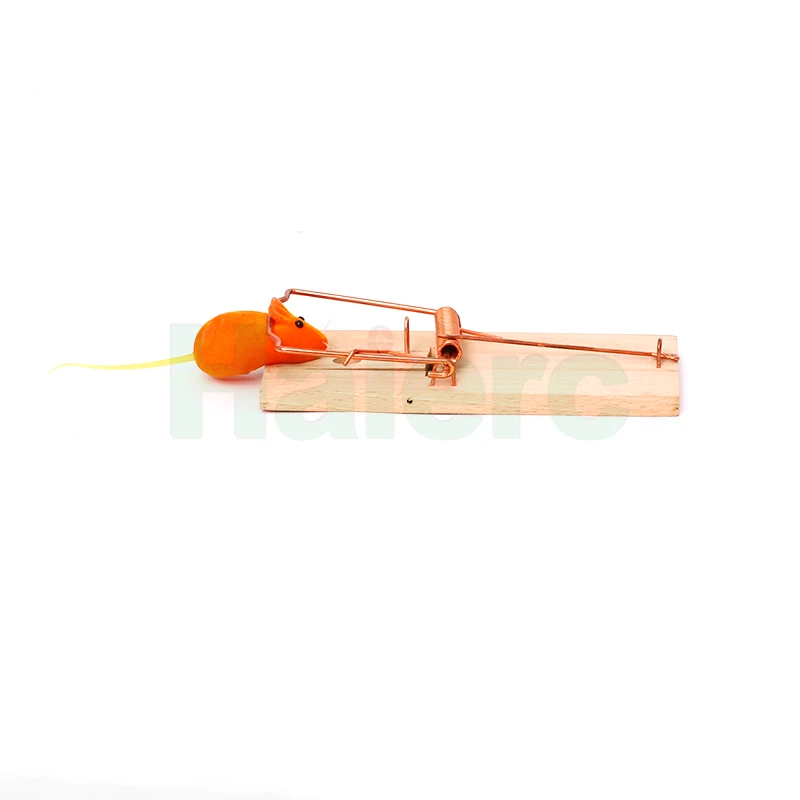 Haierc Wholesales Humane Snap Rat Trap Rodent Mousetrap House Warehouse Indoor Wood Mouse Trap