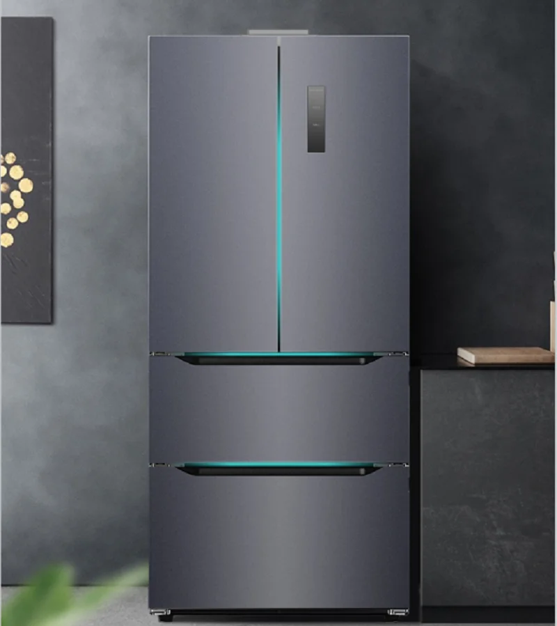 household drink chiller meat fridge home side by side french door smart refrigerator