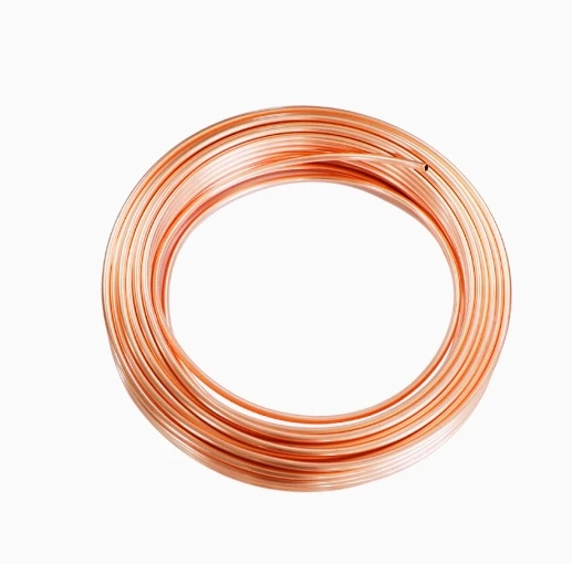 T2 copper coiled tube, directly supplied by the factory  finned copper tube    capillary copper tube -C1100