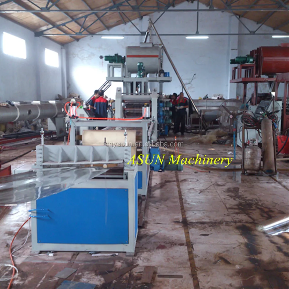 RPET sheet extrusion production line/APET sheet production line equipment