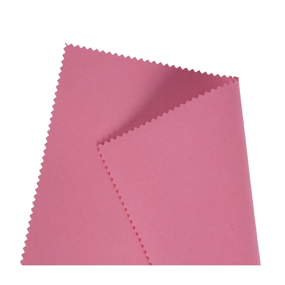 Китайская фабрика, многоцветная замшевая митенка из микрофибры, кожаная ткань из микрофибры, искусственная замша для дивана