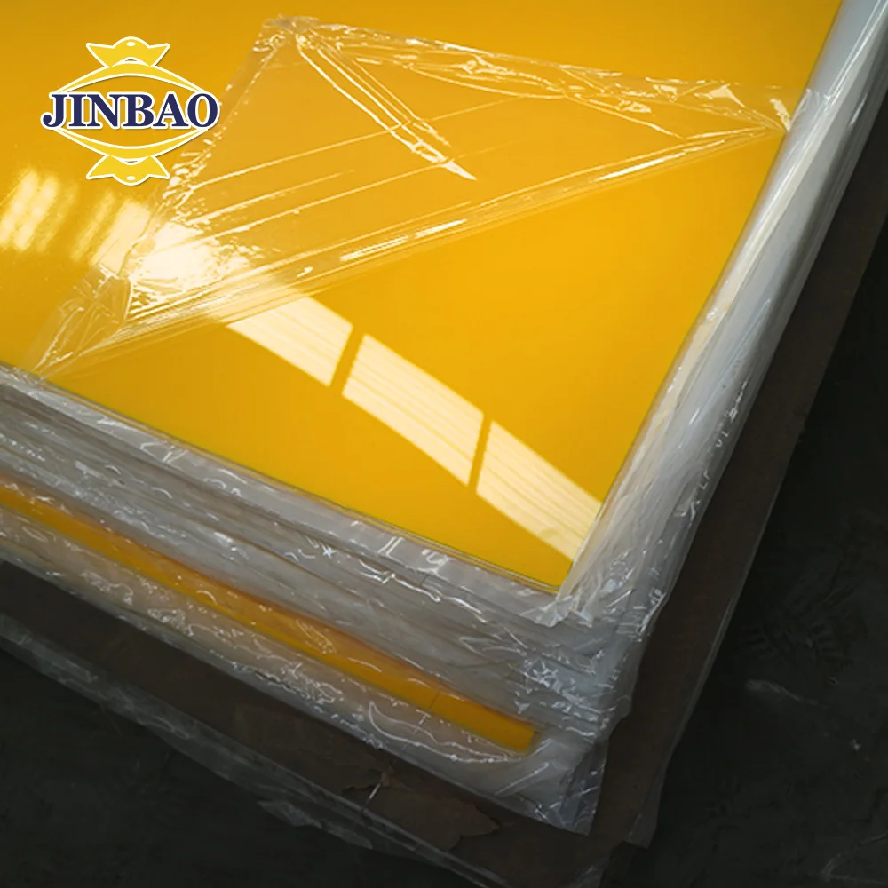 JINBAO manufacture provide 100% raw virgin acrylic material perspex panel UV protection colorful acrylic sheet