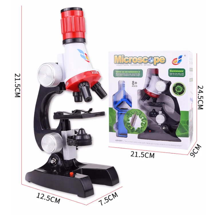 Early education Science Toys Kids telescope toy Science experiment High quality Microscope Kit Lab