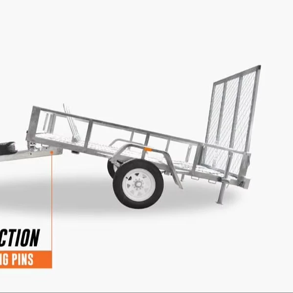 Заводская распродажа экономичная сетчатая тележка с садовой сеткой дизайн прицепа для различных сценариев таких как внедорожные Приключения