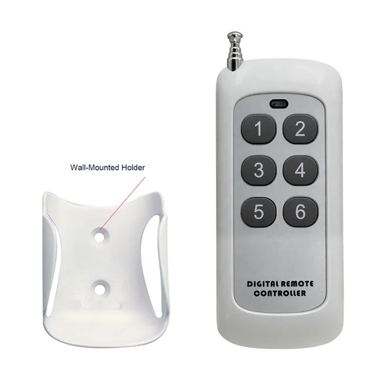 433mhz rf transmitter receiver module 6 button remote hoist controller Ev1527 learning code Wii remote