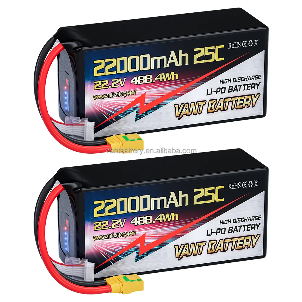 VANT FPV Drone Battery 22000mAh 22.2V 25C 6S Lipo Battery Pack  for Multi-Rotor DJI Tarot 550 680 Quad HEX DJI S800 S1000