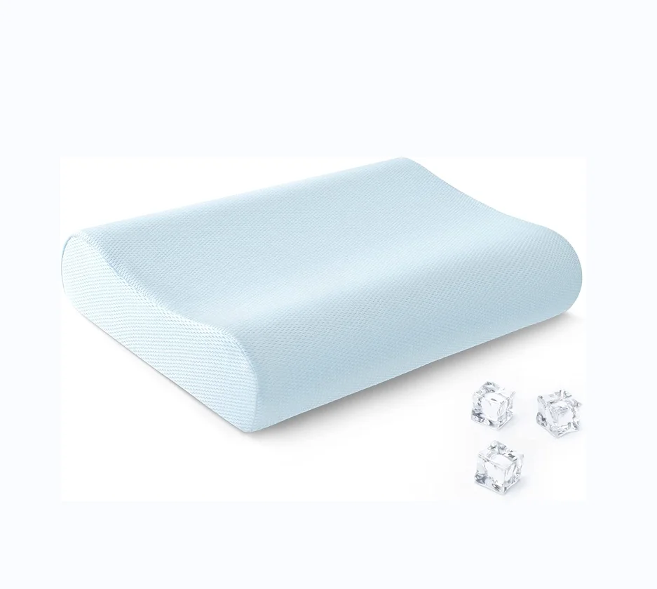 Ортопедическая подушка для сна, охлаждающая пена с эффектом памяти, для снятия симптомов боли в шее