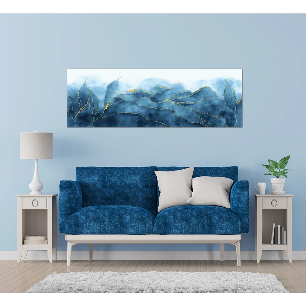Natural  seaview mural landscape of beach and ocean hanging painting exquisite sea-view painting living room decorative painting