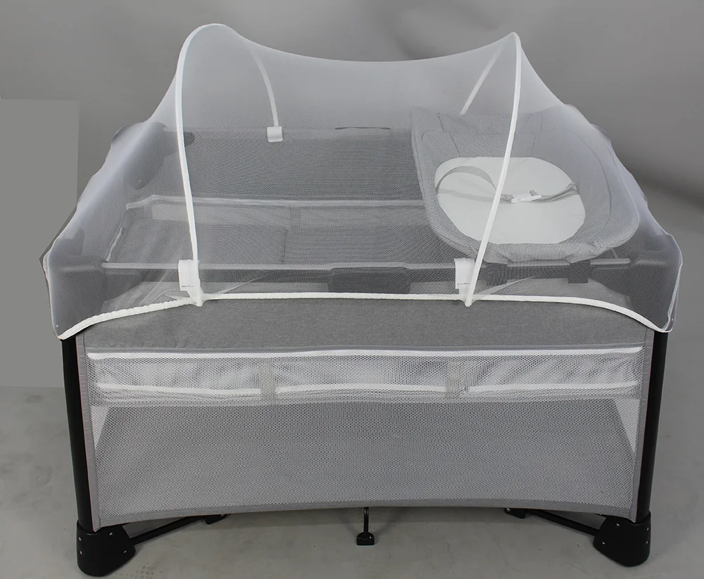 
one-hand folding and unfolding baby playpen play yard 
