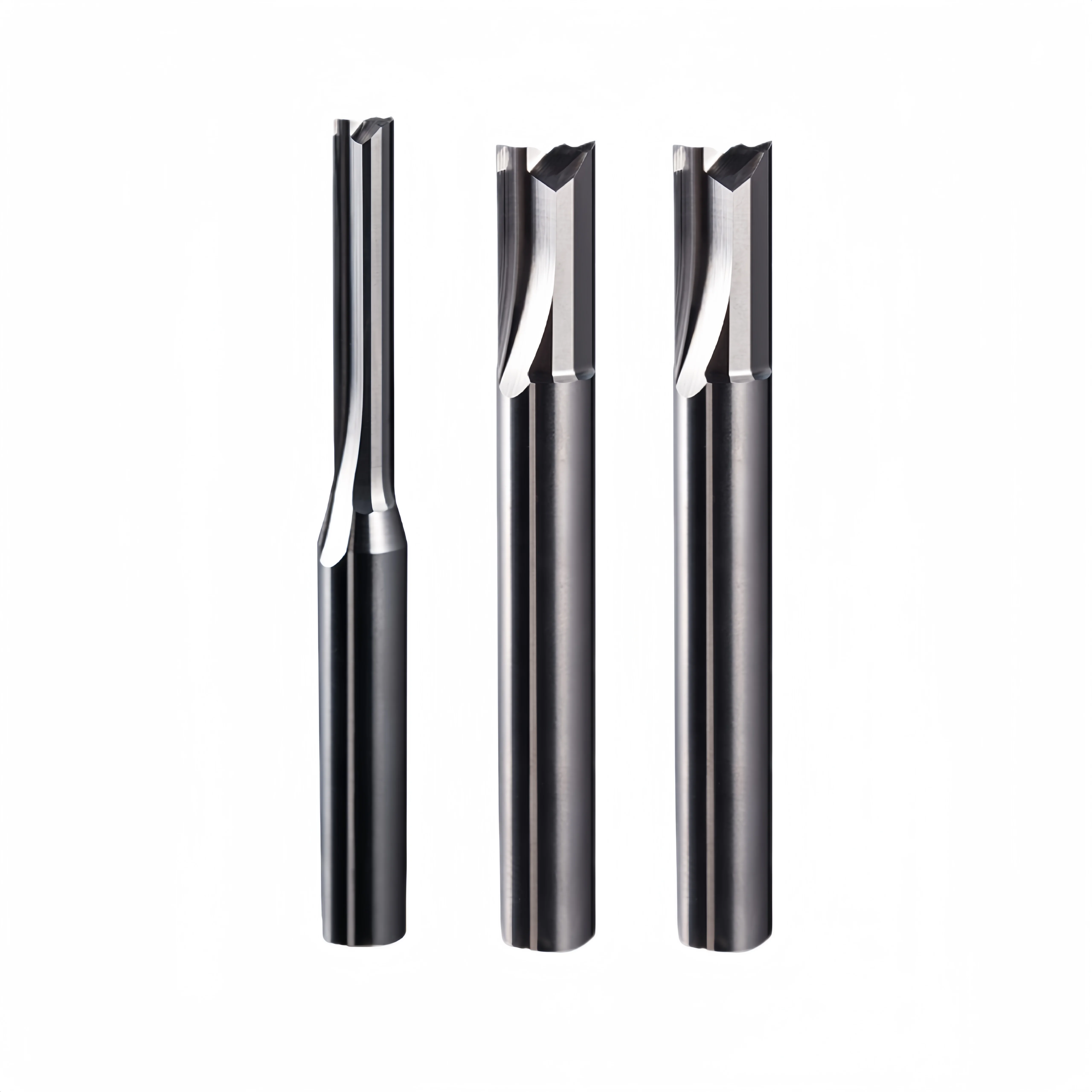50%OFF Factory Solid Carbide Double Flutes Straight Bits 2 Flutes End Mill for Wood and MDF/Plywood