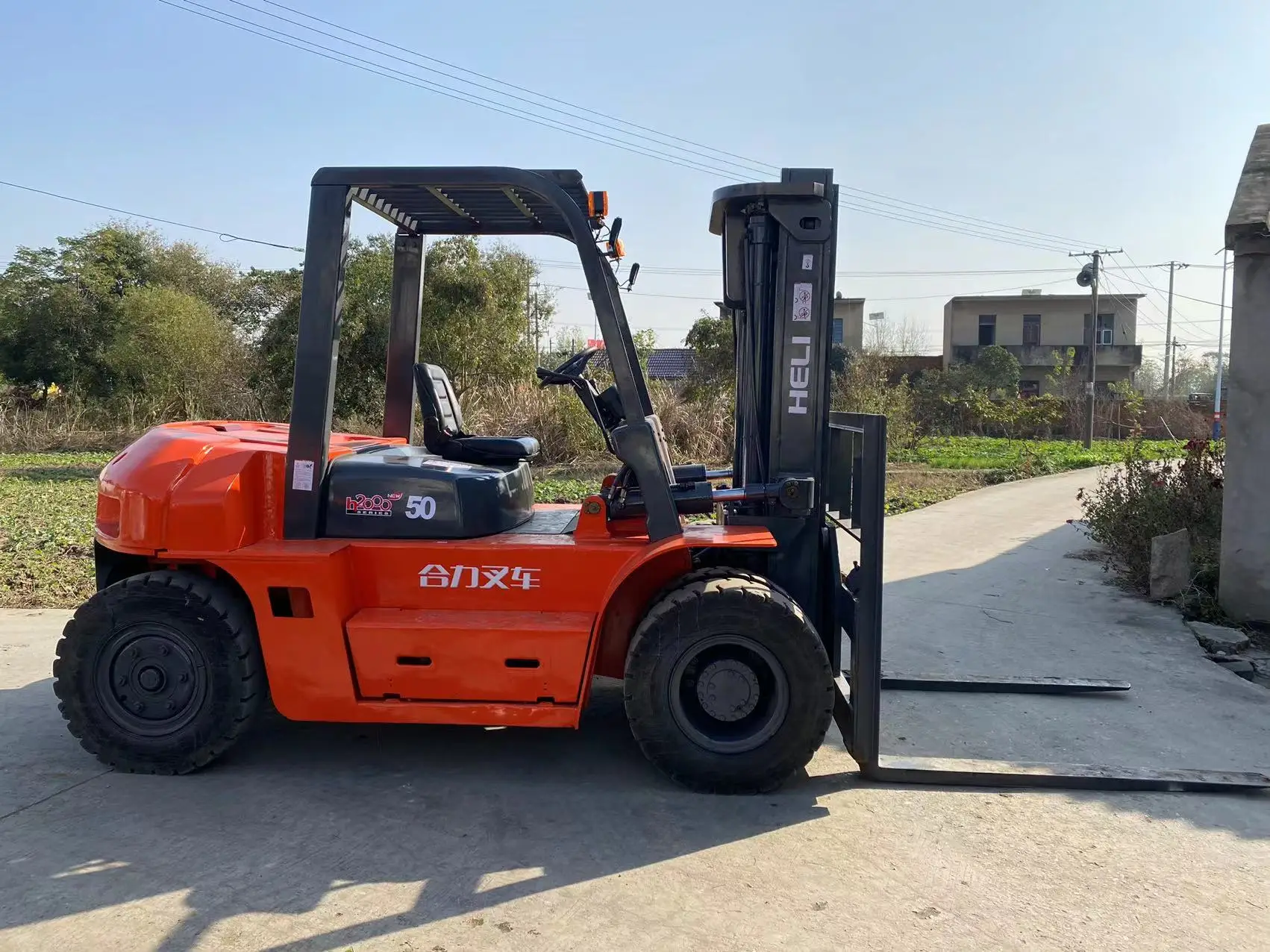 Heli 50 Original production diesel engine with good performance 99% New TCM Toyota second-hand forklift for sale