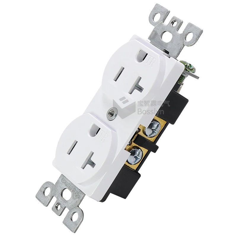 Electrical Outlet 20 Amp 125 Volt 5-20R Tamper Resistant Duplex Receptacle 20 Amp Wall Socket UL