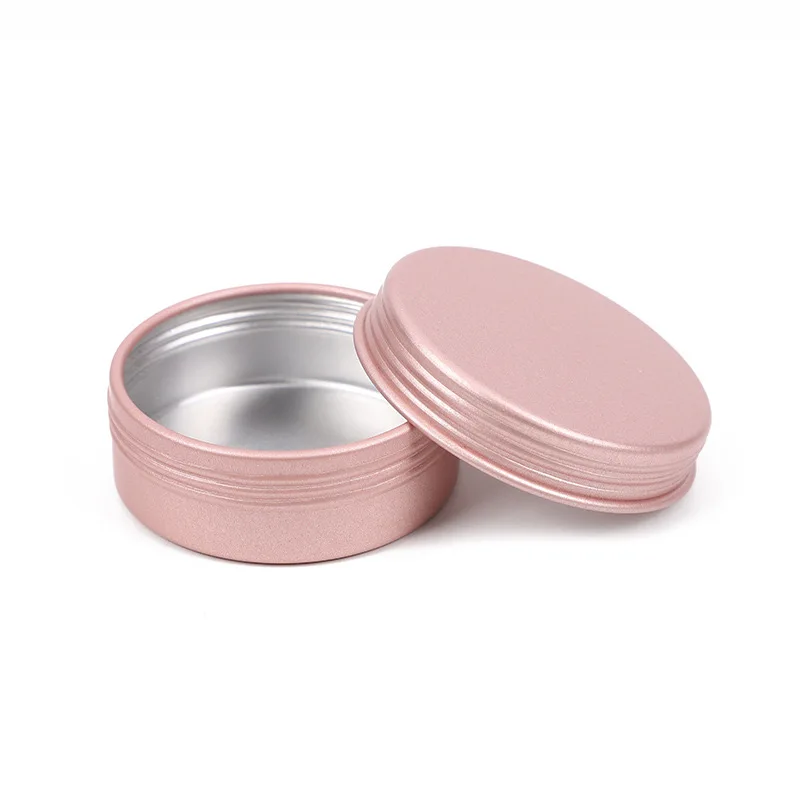 5g 10g 15g 1 oz 50g 60g aluminum jar with screw cap / skin cream cosmetic tin / empty aluminum round pot