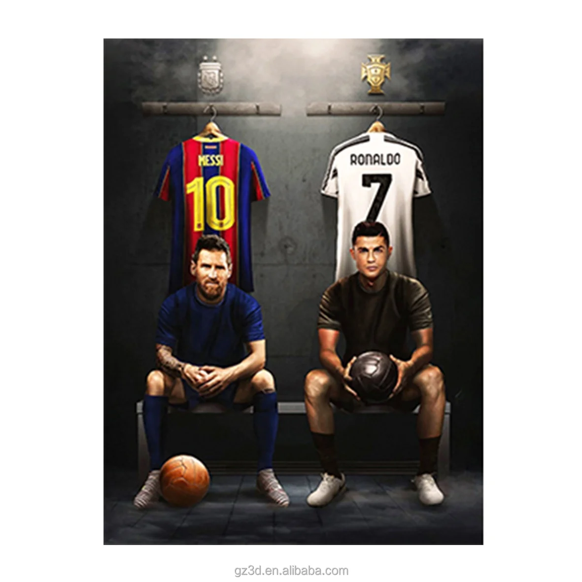 3D Movie TV Celebrity Star Bad Bunny Kobe James Stephen Curry Ronaldo Messi Anime Flip Lenticular Picture