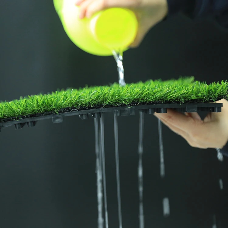 Interlocking Tiles Soft Carpet Grass Turf Multipurpose Fake Flooring Patio Playrooms Turf Artificial Grass