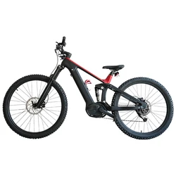 2023 Full Suspension Carbon Fiber Fast Mtb E-Bike Mid Drive 36V Lithium Battery Ebike Electric Mountain Bike E Bicycle For Sale