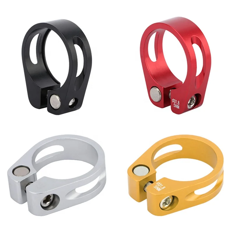 Wholesale Alloy Road Bicycle Seat Post Clamp Lock 31.8/34.9mm MTB Bike Seat Pipe Clamps for 27.2/28.6/30.8/31.6mm Bike Seatpost