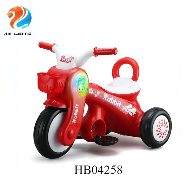 Kids three wheels Electric Ride On Car Motorcycle With Battery Powered and light