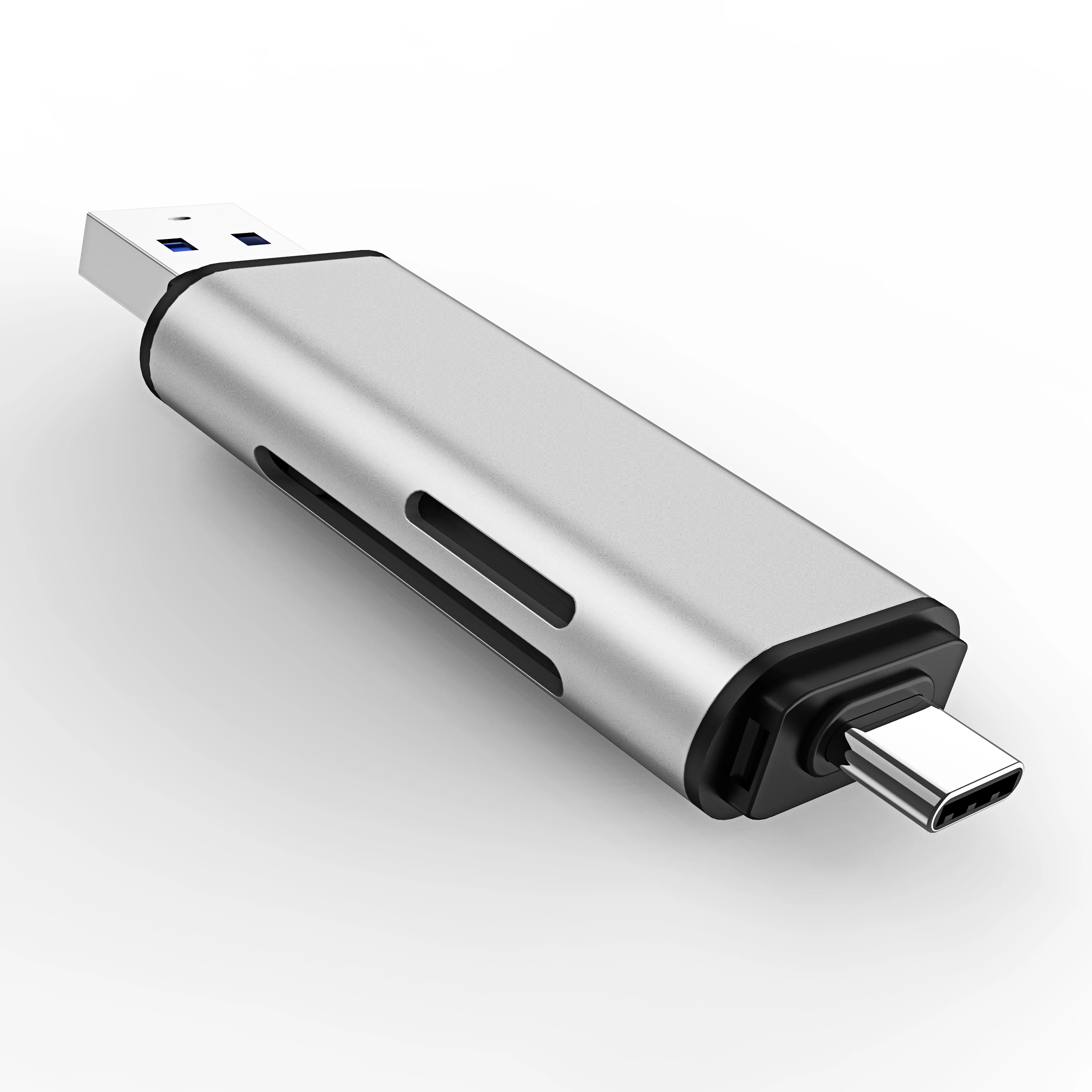 All In 1 USB 3.1 OTG Card Reader SD TF Micro-SD Card Reader Type C USB C Micro USB Memory Support Mac10 Win7/8/xp/vista