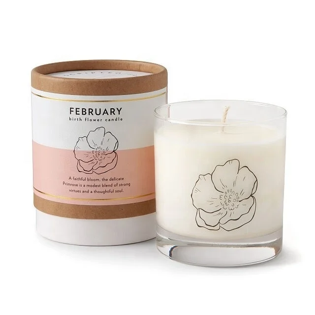 Custom Logo Luxury Cardboard Paper Tube cylinder packaging for fragrance Candle Paper Jar Gift round Box