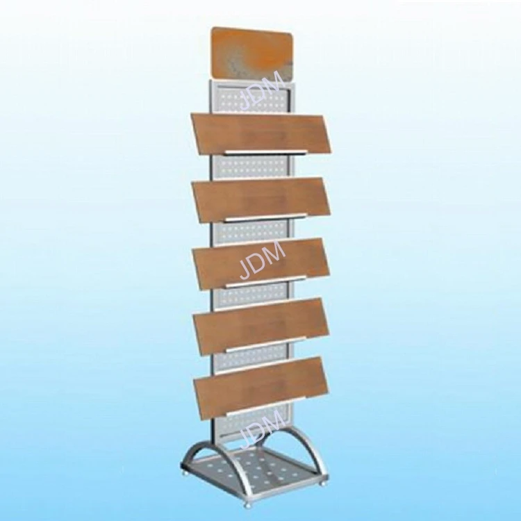 Custom Made Steel Height Adjustable Stand Granite Display Rack Promotion steel rack
