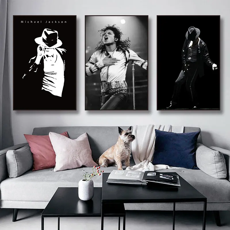 
New Listing Celebrity Michael Jackson Contemporary And Contracted Wall Art Painting Canvas Decoration 
