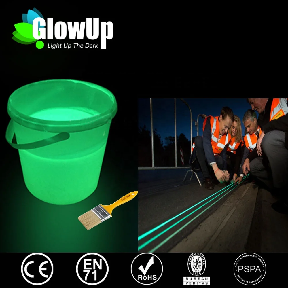 High Luminous Water Based Acrylic Fluorescent Glow Oil Paint