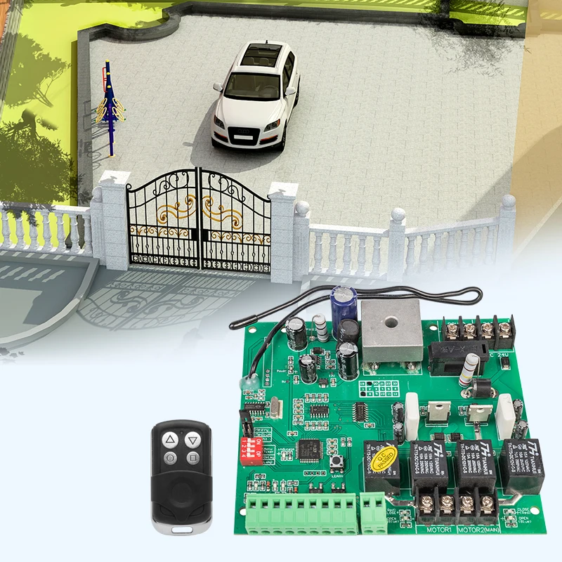 24V DC плата управления распашные ворота открывалка PCB панель