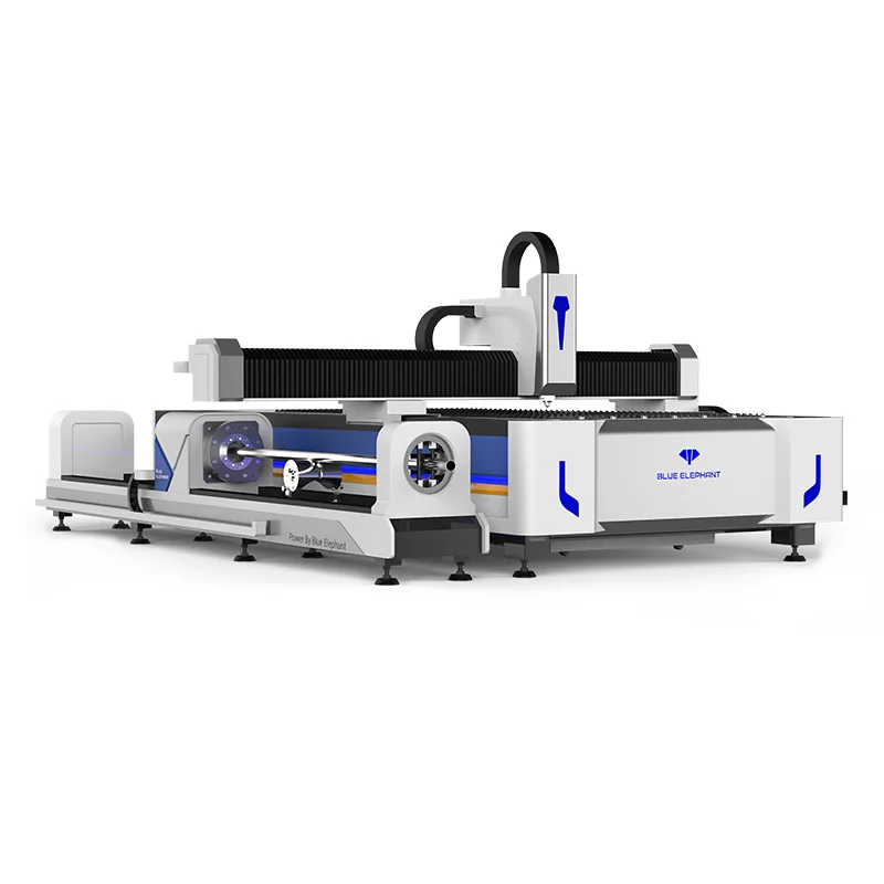 Горячая Распродажа CNC двухцелевая машина для лазерной резки листового и трубного трубопровода для металла 4000 Вт 6 кВт с источником raycus