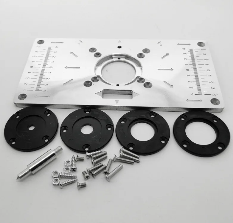 woodworking trimming flip plate woodworking tools milling guide table chamfering board mounting table