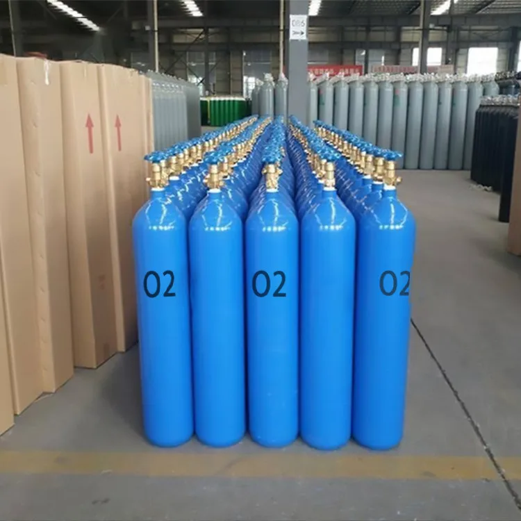 Hot selling high quality  o2 cylinders 40 liter oxygen gas cylinder
