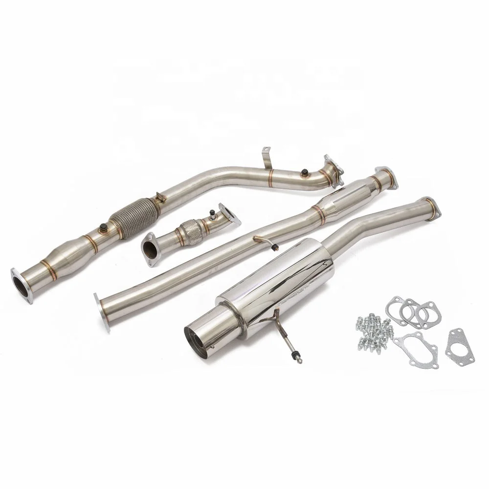 ADDCO - EPMAN для 2002-2007 Subaru Impreza WRX STI Pipe + выхлопная труба Catback глушитель EPEX0207WST