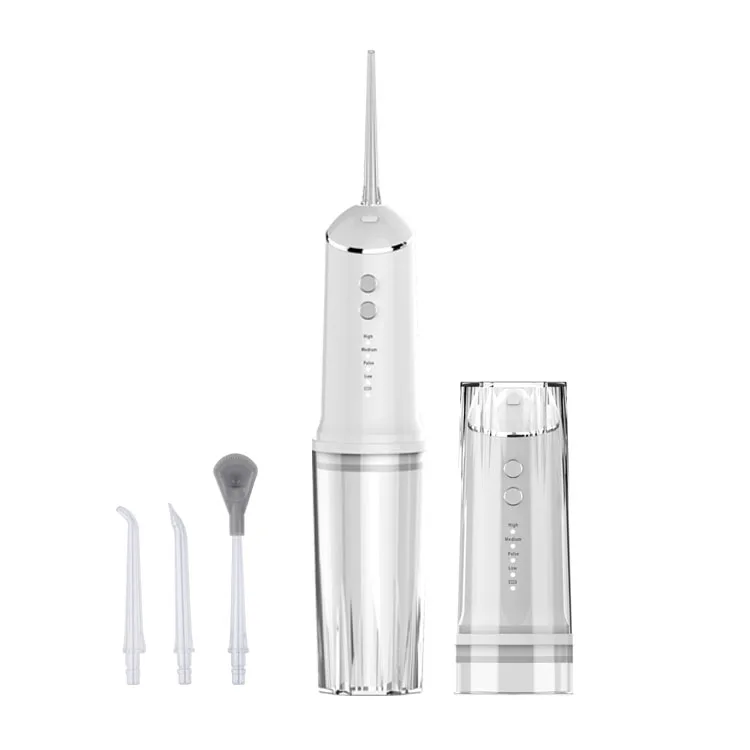 2023  high quality Dental oral irrigator UV Sterilize with 300ml Detachable Water Tank Cordless water flosser for travel Use