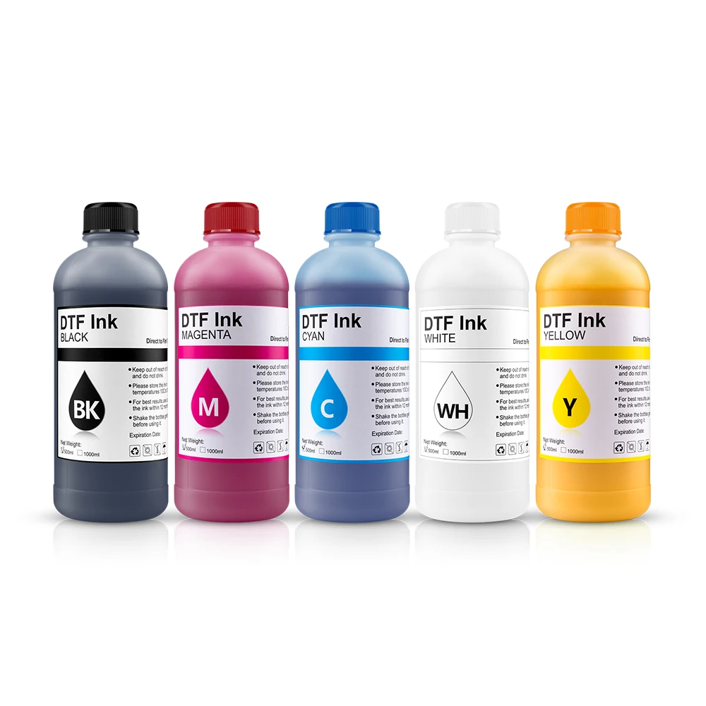 Ocbestjet 500ML Colors Sublistar Water Based Textile DTF Ink Film Transfer Printing Ink For Epson  R3000 L1800 Printer