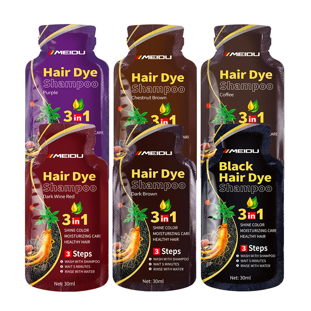 hair color 30ml hair color fully easy hair dye shampoo packet