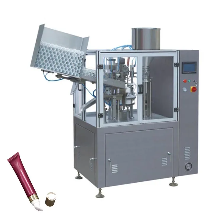 automatic plastic tube filling and sealing machine for toothpaste and hand cream