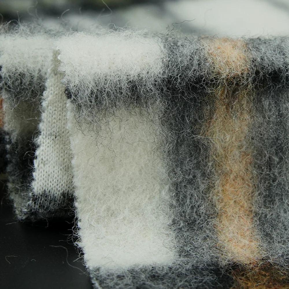 Excellent Soft Merino Wool Blend Fabric 70%W 30%P  For Jacket Over Coat Suit