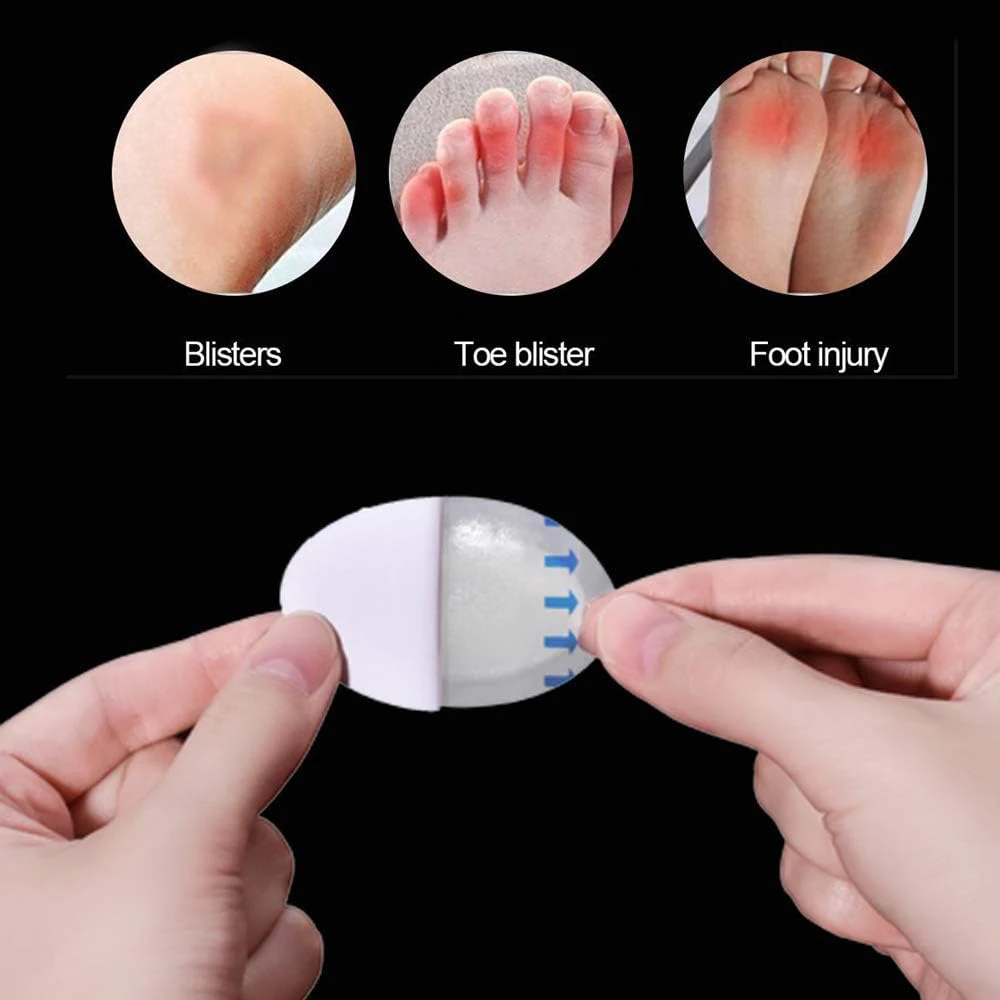 Advanced Foot Care Blister Plaster Mixed Sizes Hydrocolloid Gel Bandages Foot Toe Heel Blister Patches