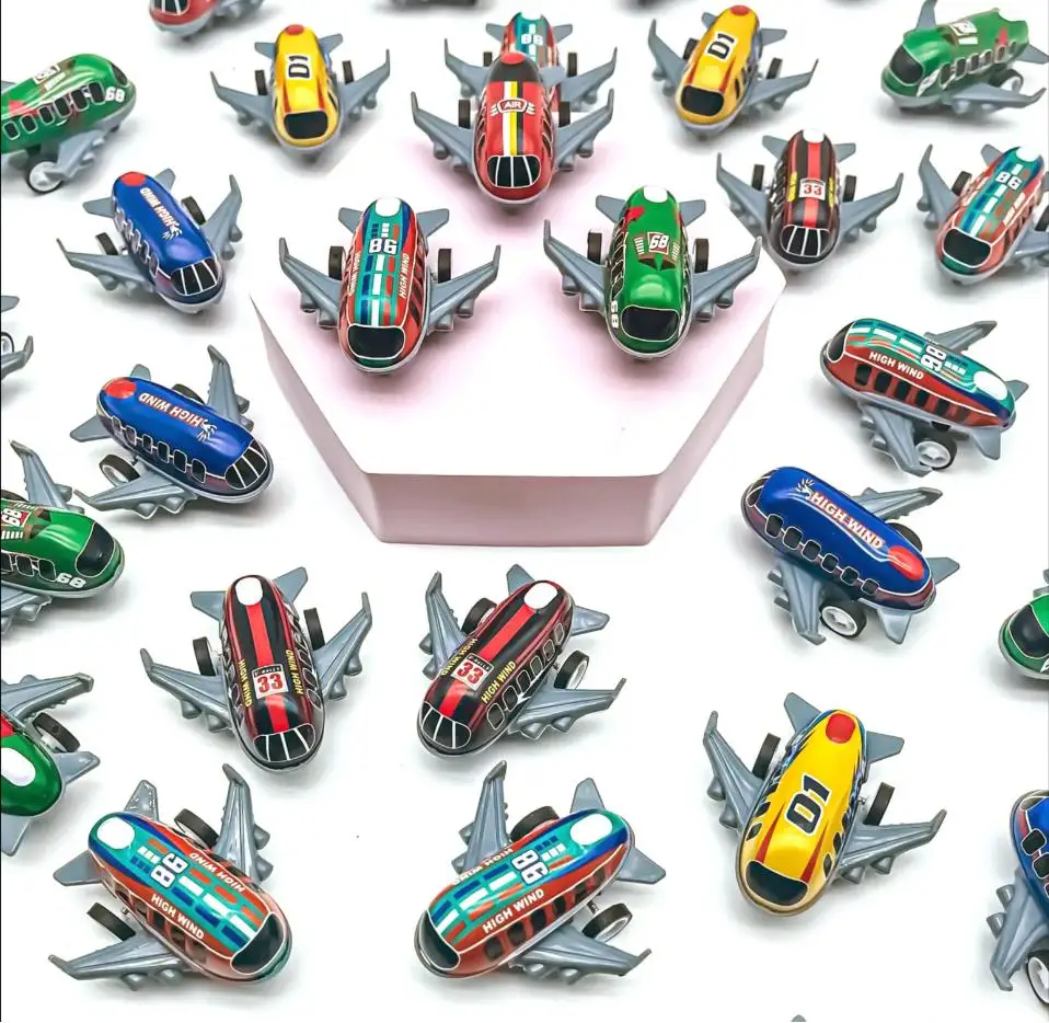 Factory 2024 new toys 5.2 cm die cast Vehicle Model metal Alloy pull back Mini plane