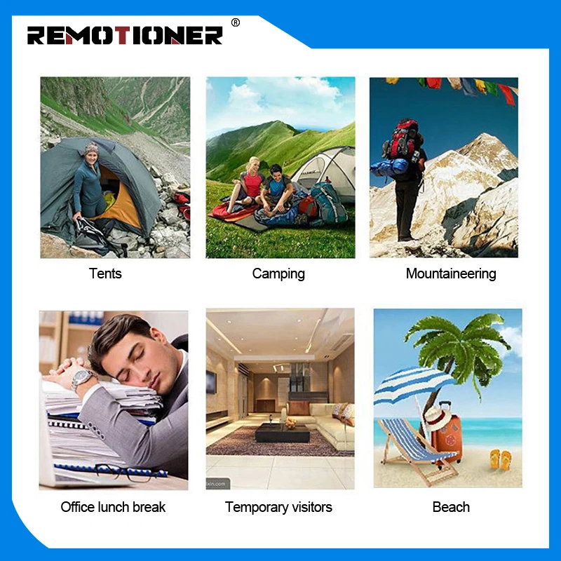 Outdoor Camping Sleeping Pad Mattress Self Inflating Waterproof Sleeping Mat for Car Trips Tent Cot Traveling