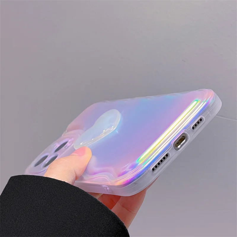 Simple 3d Laser Love For iPhone 15 Pro Max 14 plus Sublimation Blank Of Phone Case For IPhone 11 New 13 pro 12 shockproof Cases
