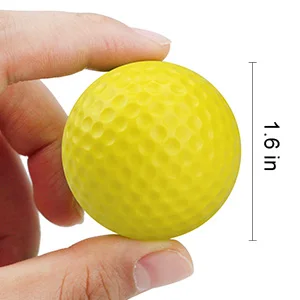 Multiple Color Stress 332 Dimple Ball Soft Sponge Foam Practice Golf Balls Custom Logo Available