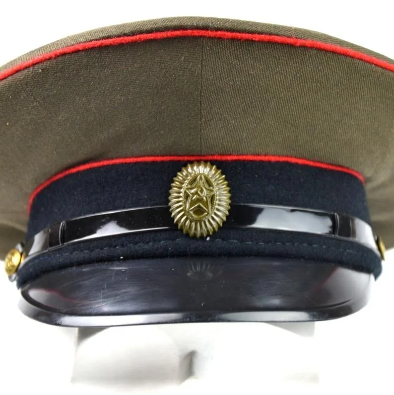 
Original Russian Military Visor Army Officer Tank Division Peaked Hat 