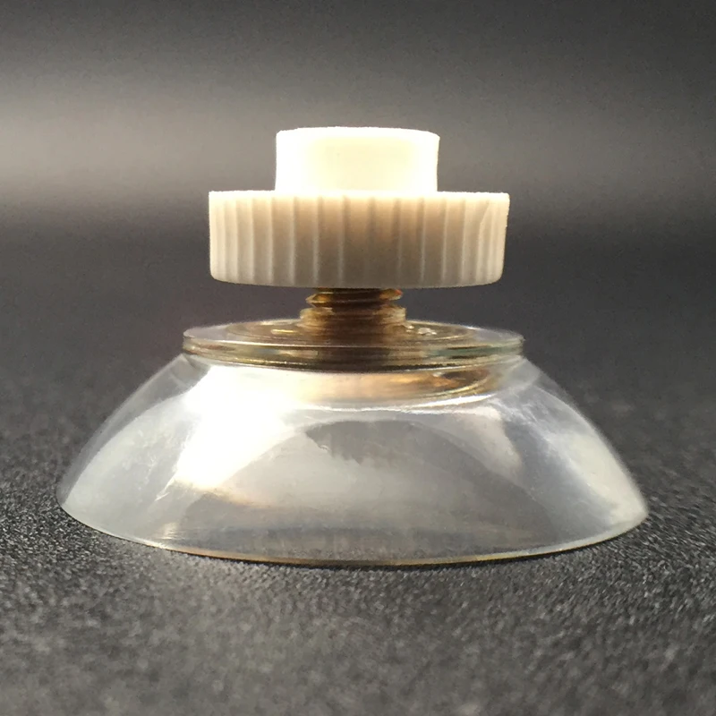 Free Sample Manufacture Custom Suction Cups For Glass Table Tops Spot Goods Sucker PVC Suction Cup with Side Hole