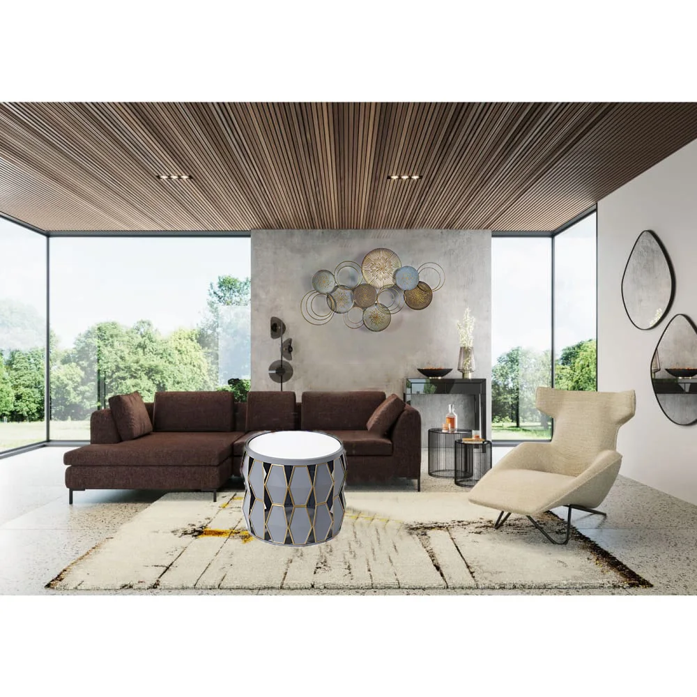Beite новый дизайн Полная длина 3d домашний металлический подвесной орнамент Лотос стена искусство домашний декор
