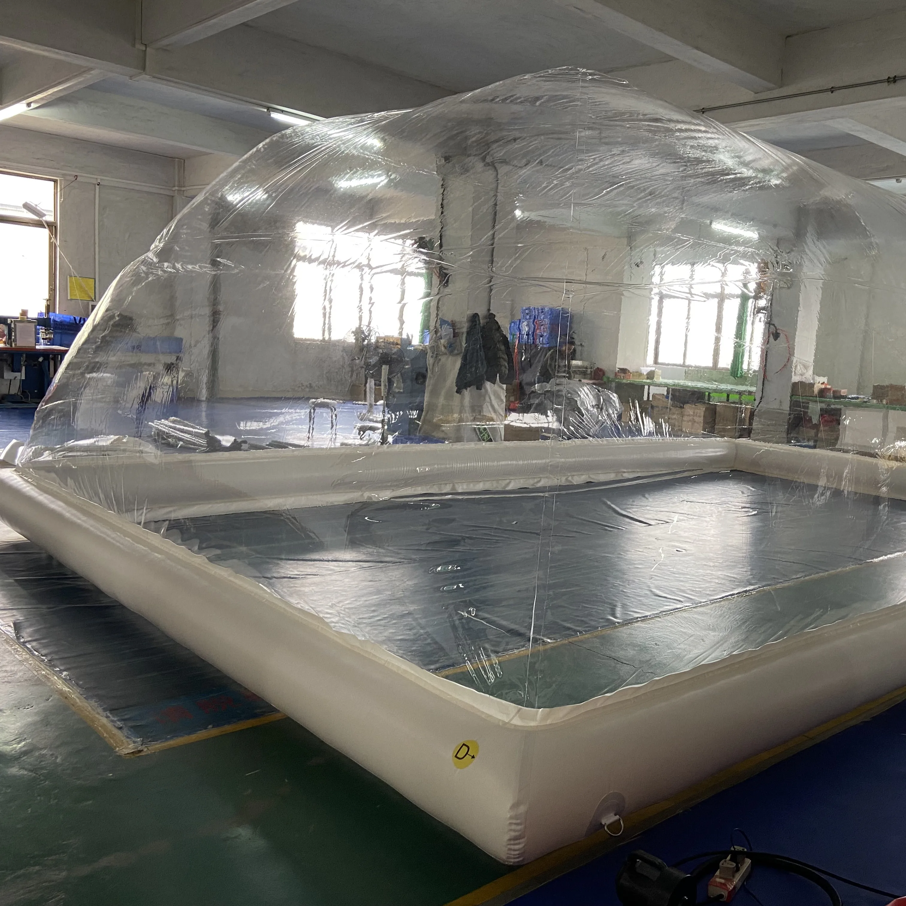 Надувные бассейны крышка прозрачная гидромассажная ванна бассейн пузырь купол